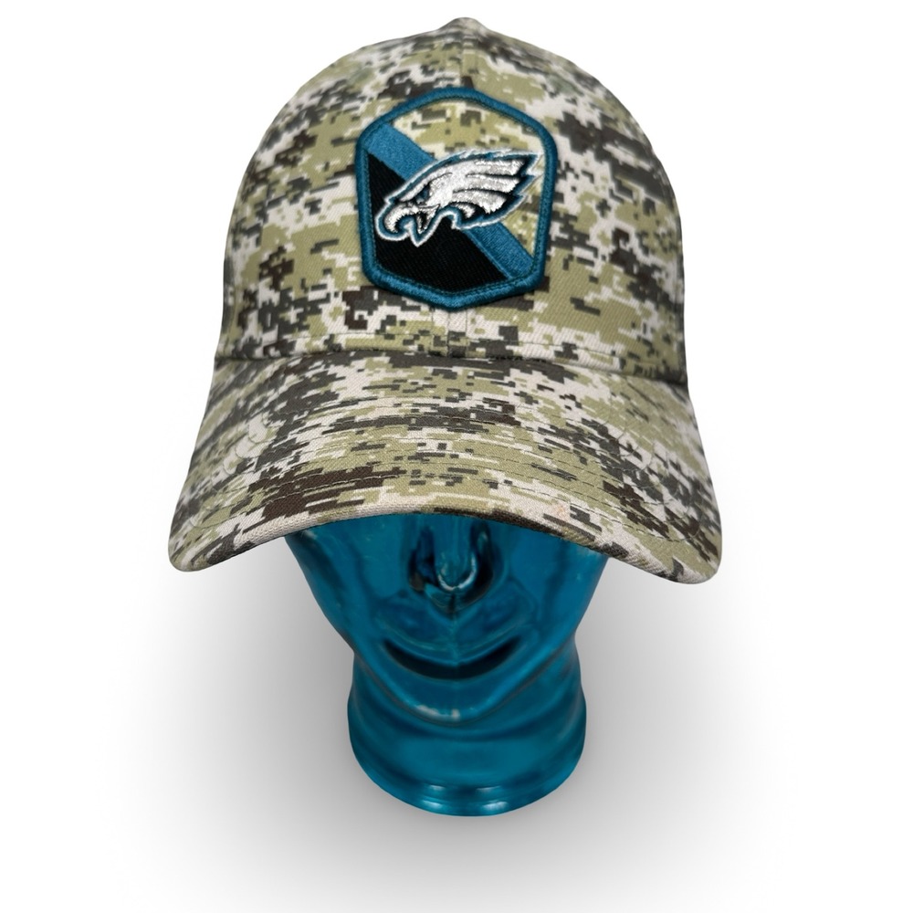 New Era Philadelphia Eagles Digital‎ Camo Hat Salute to Service Medium Large